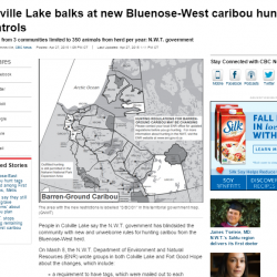 Colville Lake balks at new Bluenose-West caribou hunting controls
