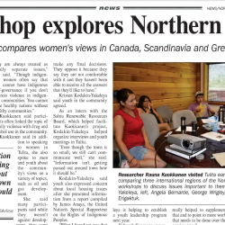 Workshop explores Northern issues