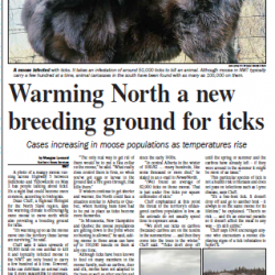 Warming north a new breeding ground for ticks