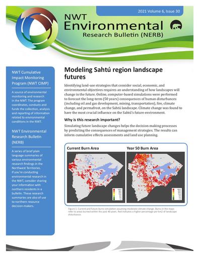 Modeling Sahtú region landscape futures